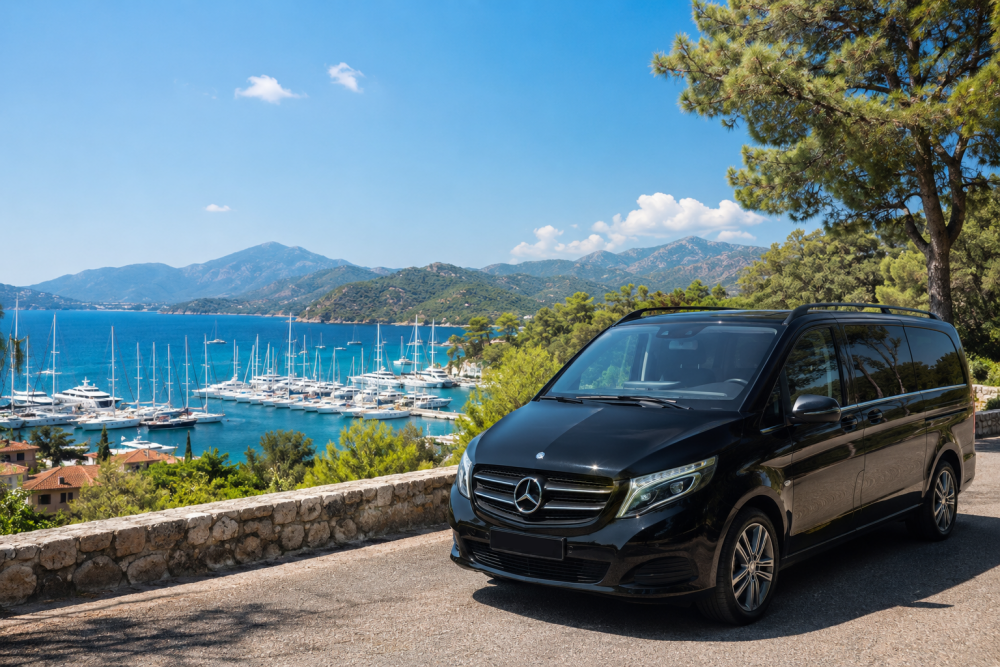 VIP transfer vehicle for Izmir Airport to Göcek travel guide